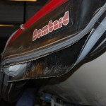 Flenge i styrbord baug 1